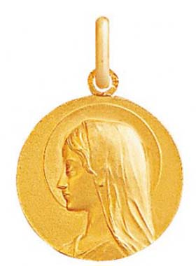 M�daille Bapt�me <br>Vierge Immacul�e