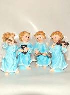 Anges Musiciens Plumes V�ritables
