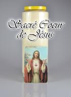 Bougie neuvaine Sacr� Coeur de J�sus