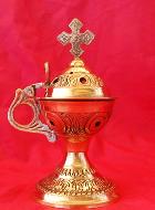Top Vente Br�le Encens dor� avec Croix