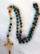 Malachite Pearls <br>Rosary