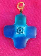 Top Vente Croix 2 cm <br> verre de Murrano