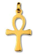 Croix de vie plaqu� or