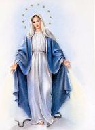 Lithographie Vierge Miraculeuse