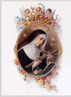 Lithographie Sainte Rita 
