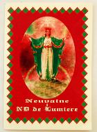 Livret de Neuvaine Notre Dame de Lumi�re