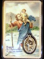 M�daille Pri�re<br> Saint Christophe