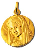 M�daille Vierge Marie Ancilla Domini