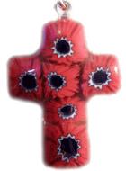 Pendentif Croix Murano