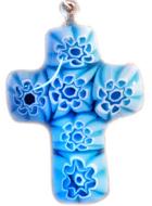 Pendentif Croix Murano