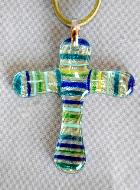 Pendentifs Croix Verre Souffl�
