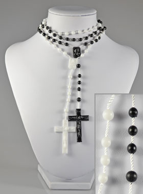 Chapelet Fashion Noir et Blanc (pic 1)