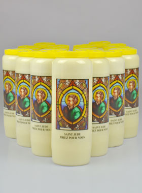 Lot de 20 Bougies de Neuvaine Saint Jude (pic 1)