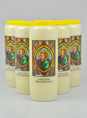 Lot de 6 Bougies de Neuvaine à Saint Jude (pic 1)