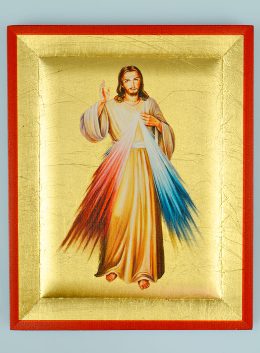 Icône Byzantine du Christ Miséricordieux Peinte à la Main - 13cm (pic 2)