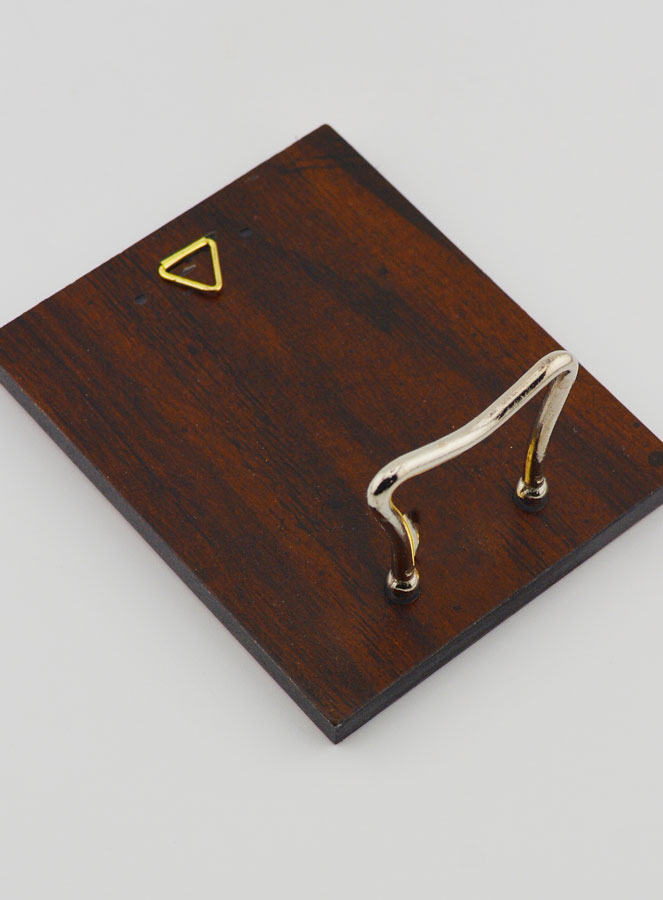 Icône Byzantine Sainte Rita de Cascia Peinte à la Main - 8 cm (pic 4)