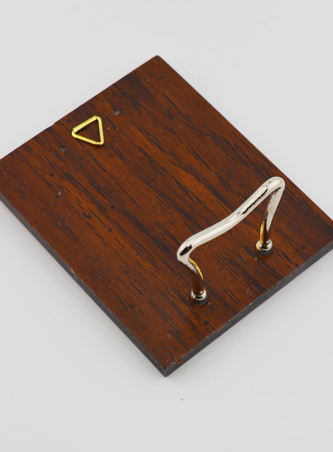 Icône Byzantine Sacré Coeur de Jésus Peinte à la Main - 8 cm (pic 4)