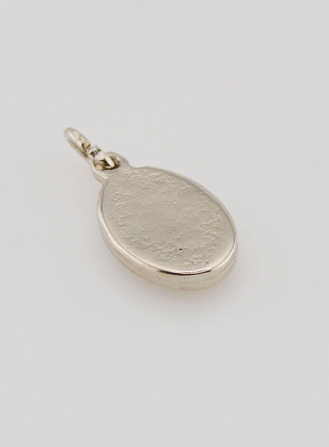 Médaille Notre Dame de Fatima Argentée - 15mm (pic 4)