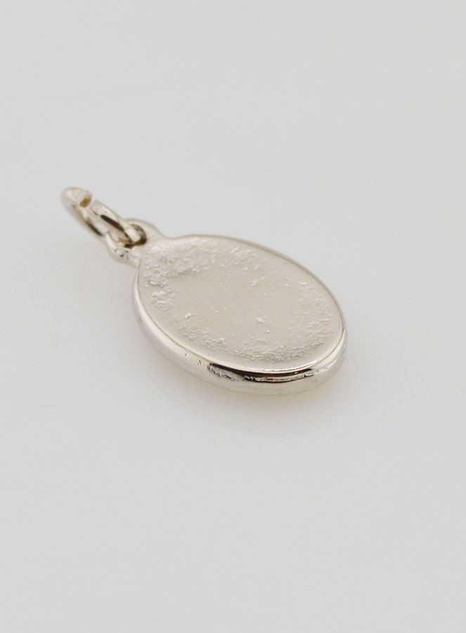 Médaille Saint Georges Argentée - 15mm (pic 4)