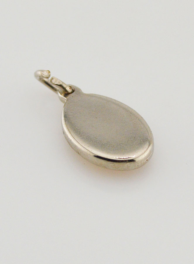 Médaille Sainte Famille de Nazareth Argentée - 15mm (pic 4)