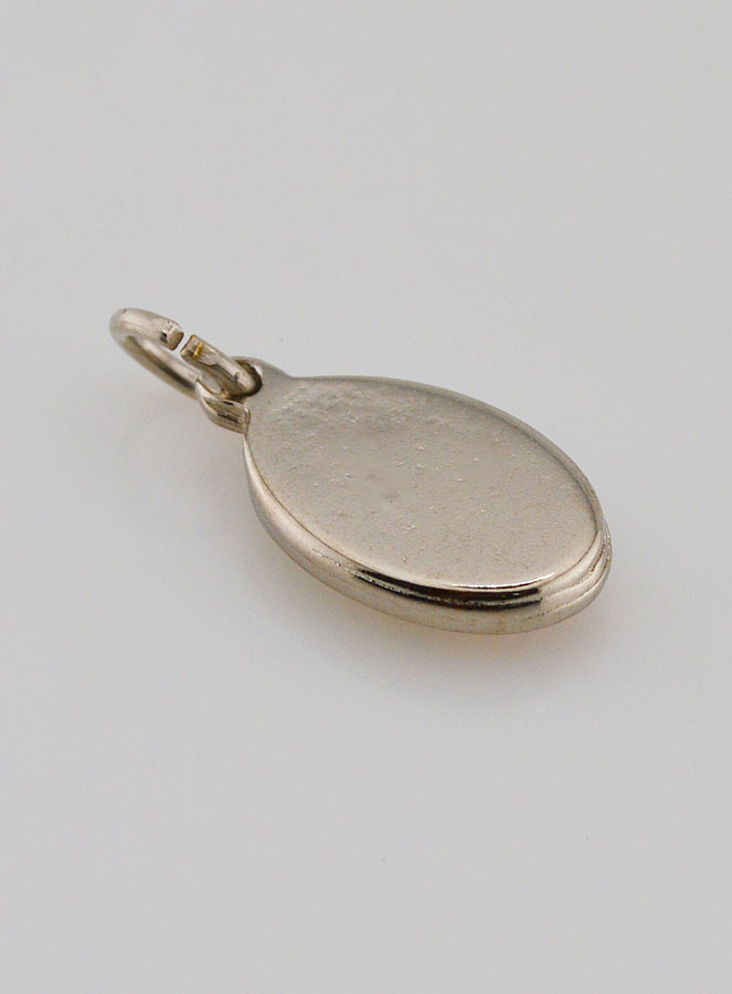 Médaille Sacré-Coeur de Marie Argentée - 15mm (pic 4)