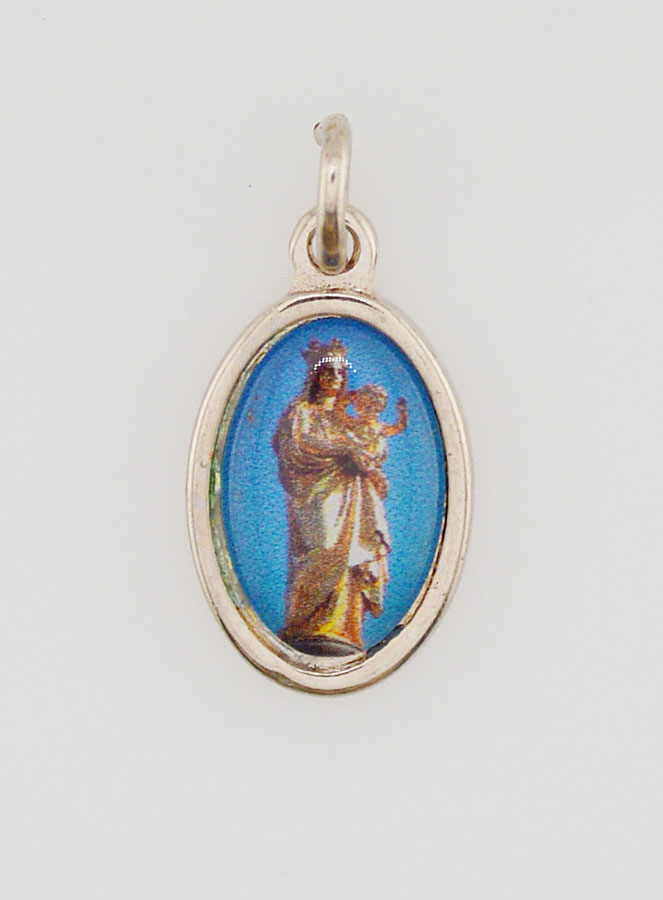 Médaille Notre Dame de la Garde - Marseille Argentée - 15mm (pic 1)