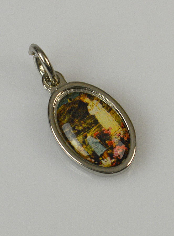 Médaille Notre Dame de la Salette Argentée - 15mm (pic 3)