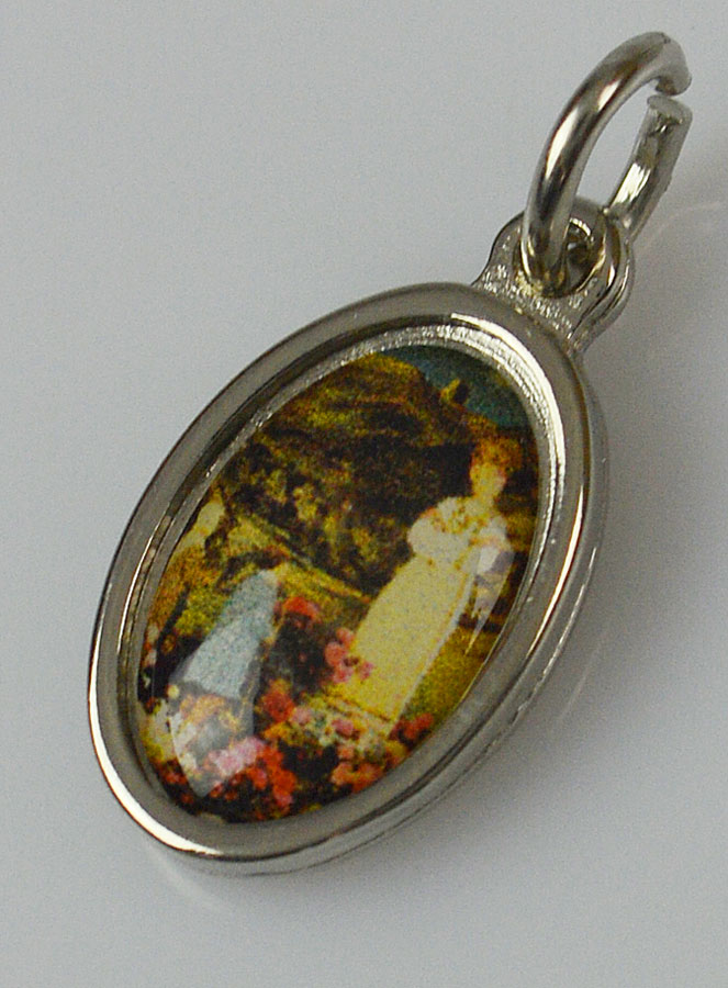 Médaille Notre Dame de la Salette Argentée - 15mm (pic 4)