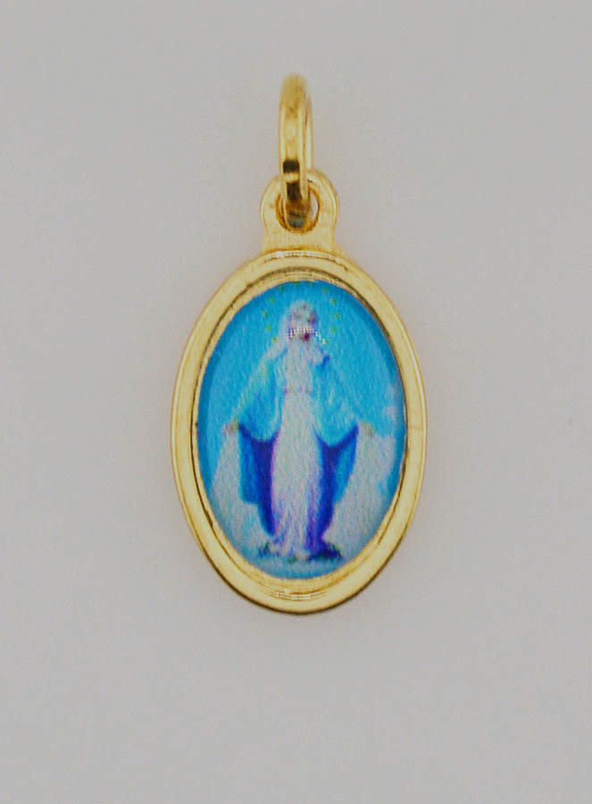 Médaille Vierge Miraculeuse Médaille Miraculeuse Dorée - 15mm (pic 1)