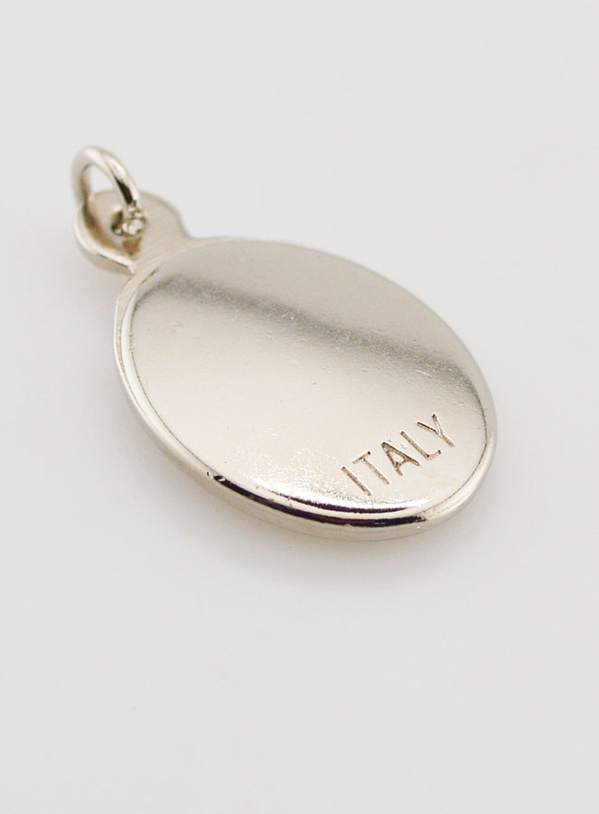 Médaille Ange-Gardien Protecteur Argentée - 23 mm (pic 4)