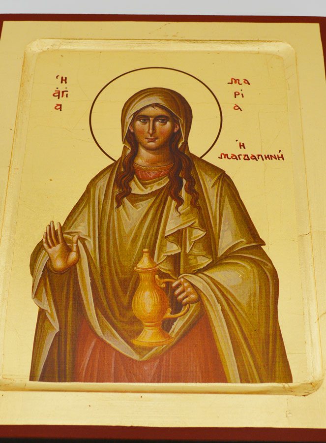 Icône Byzantine Sainte Marie-Madeleine - 22 cm (pic 2)
