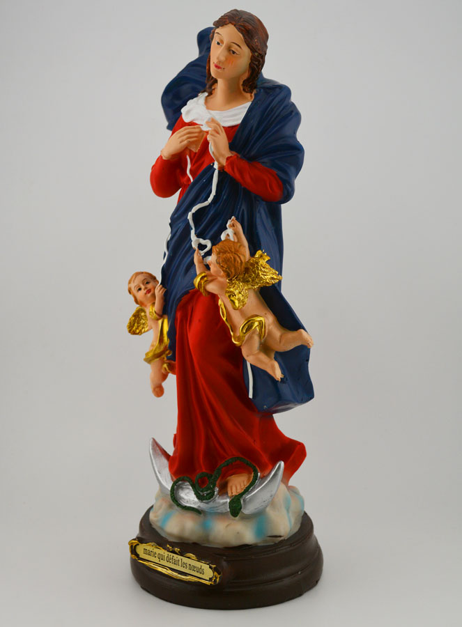 Statue Vierge Marie qui Défait les Noeuds - 30cm (pic 2)