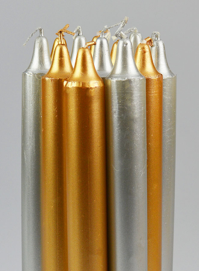 12 Bougies de Noël Or et Argent (pic 2)