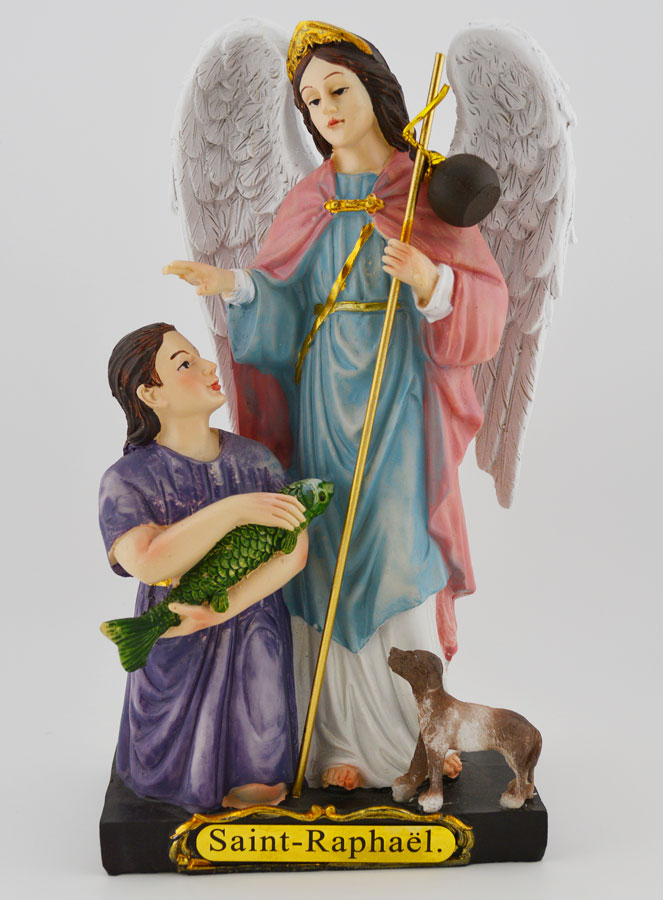 Statue de Saint Raphaël - 20 cm (pic 1)