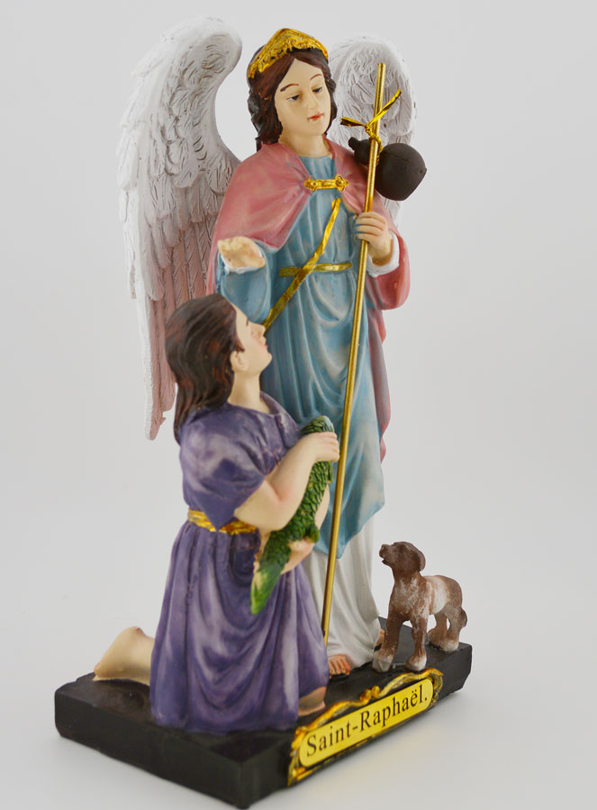 Statue de Saint Raphaël - 20 cm (pic 4)