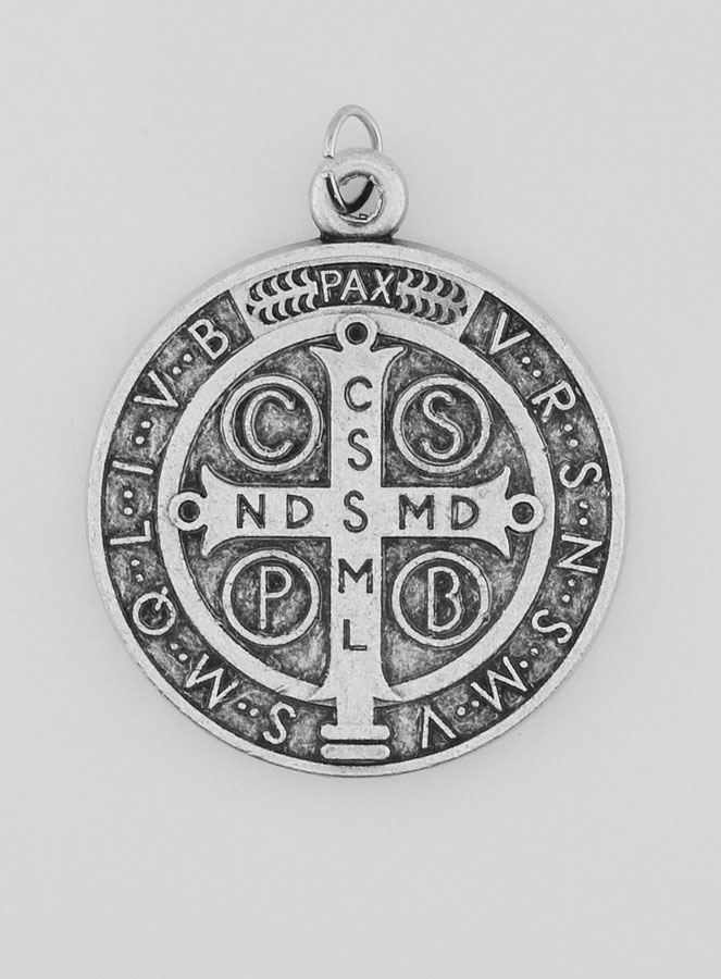 Médaille de Saint Benoît en Métal - 3.6 cm (pic 4)
