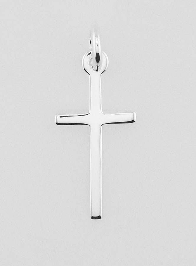Pendentif Croix en Argent 22mm (pic 1)