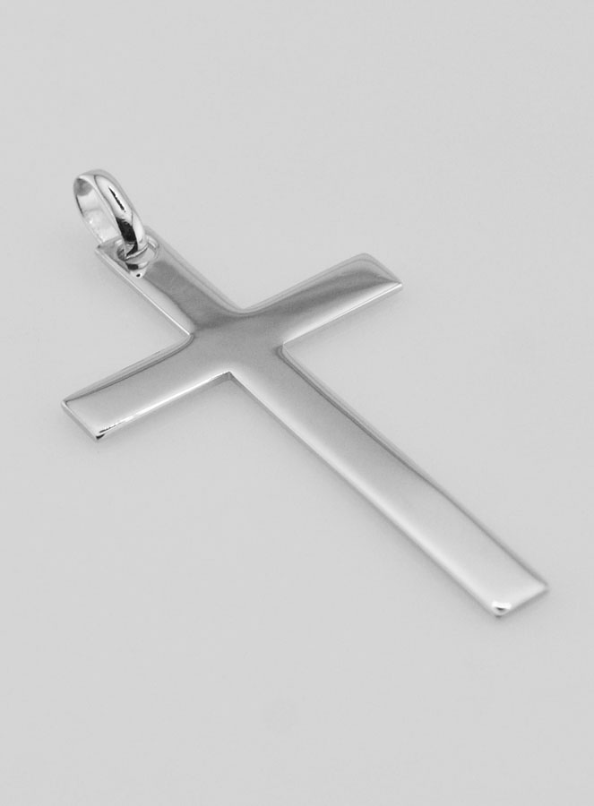 Pendentif Grande Croix en Argent 925/1000 - 50 mm (pic 3)