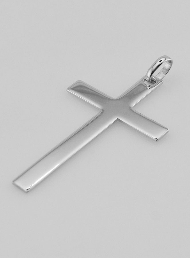Pendentif Grande Croix en Argent 925/1000 - 50 mm (pic 4)