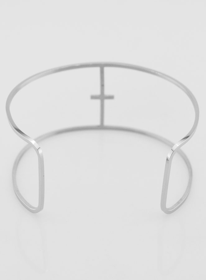 Bracelet Jonc Religieux Croix Fashion Mode (pic 4)