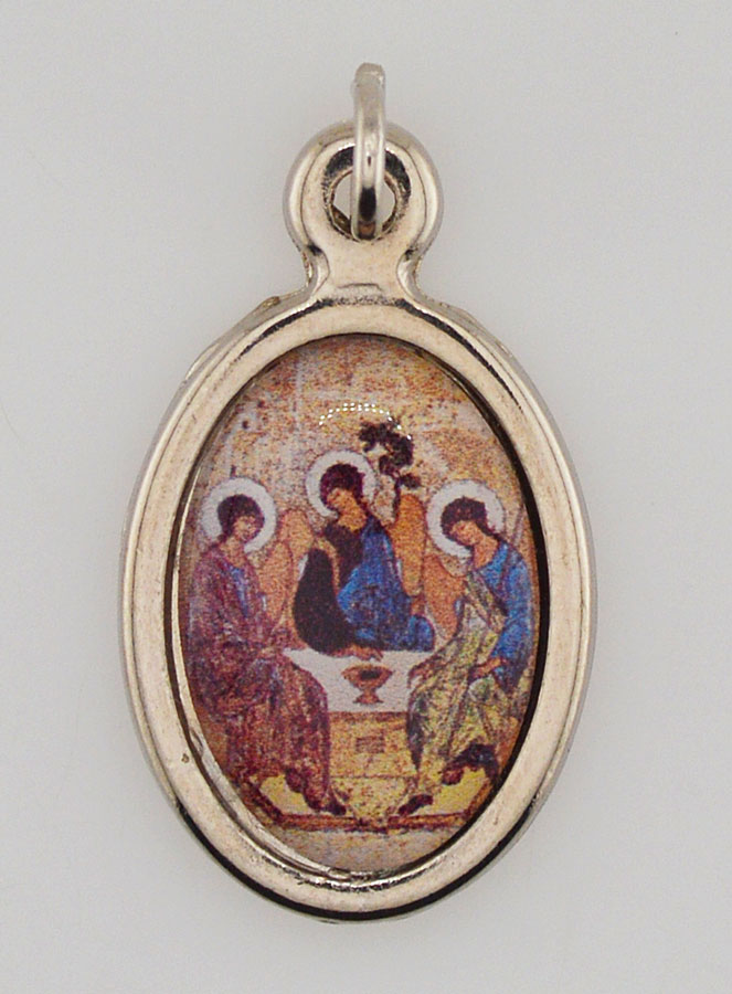 Médaille Sainte Trinité Argentée - 22 mm (pic 1)