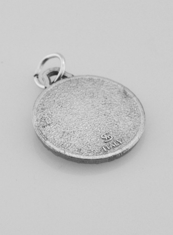 Médaille Saint Esprit en Métal Argenté - 16 mm (pic 4)