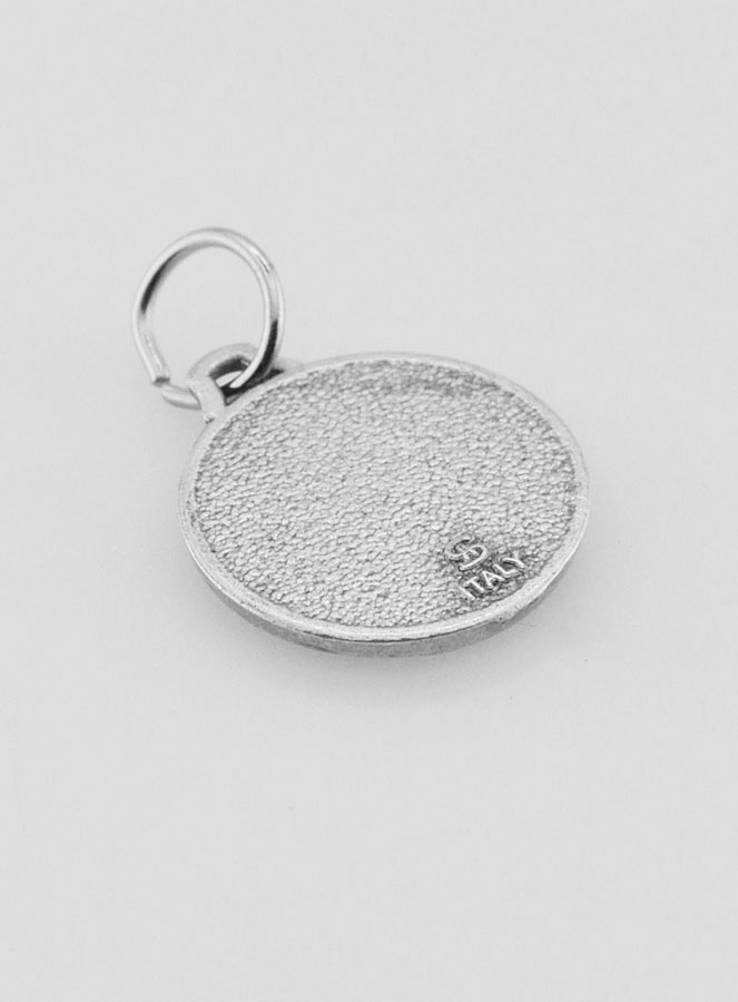 Médaille Saint Antoine en Métal Argenté - 15 mm (pic 4)