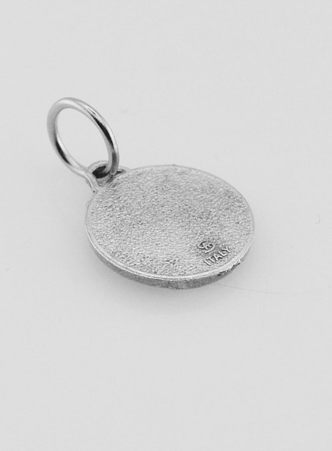 Médaille Sainte Rita en Métal Argenté - 10 mm (pic 4)
