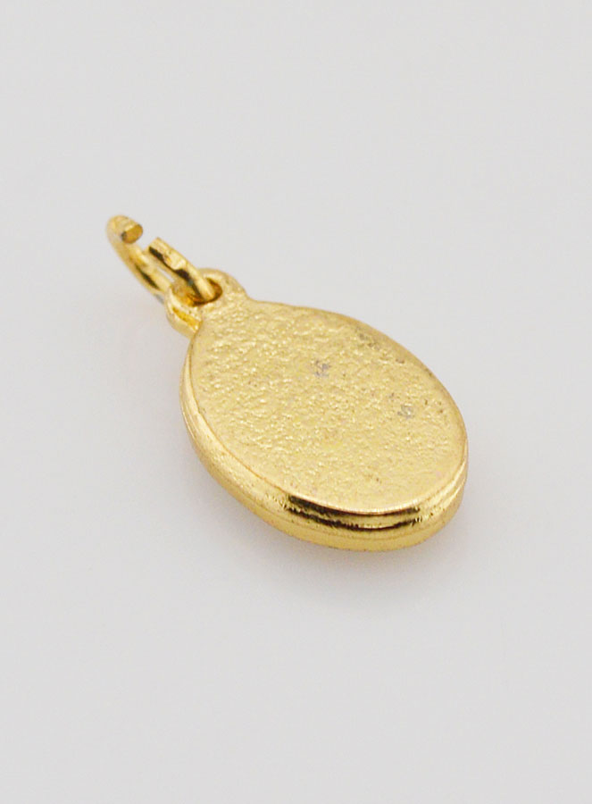 Médaille Saint Expédit Dorée - 14 mm (pic 4)