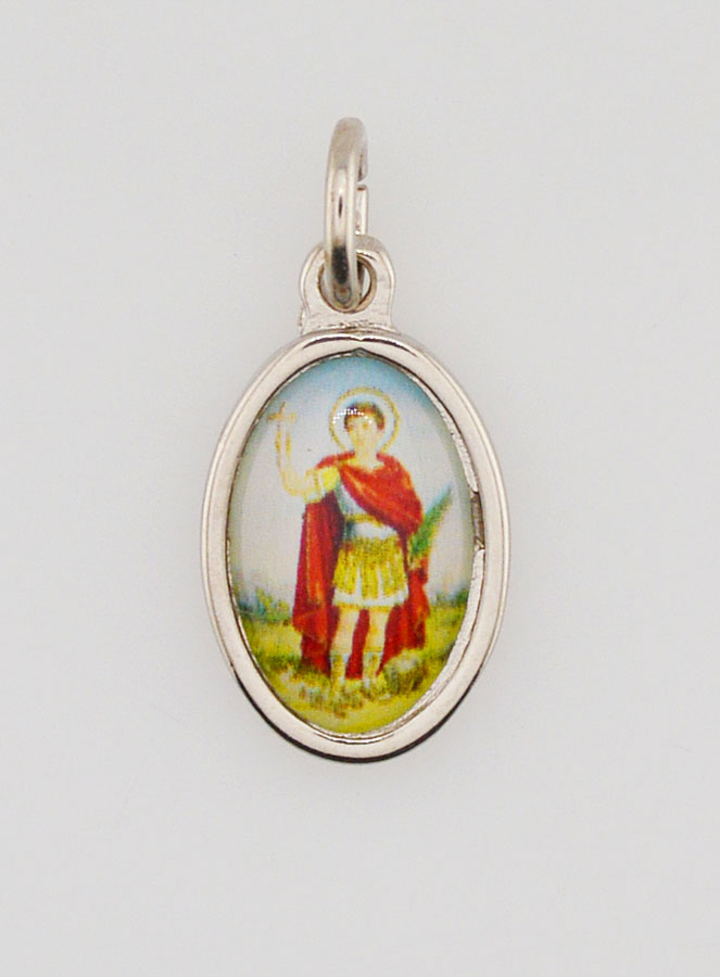 Médaille Saint Expédit Argentée - 14 mm (pic 1)