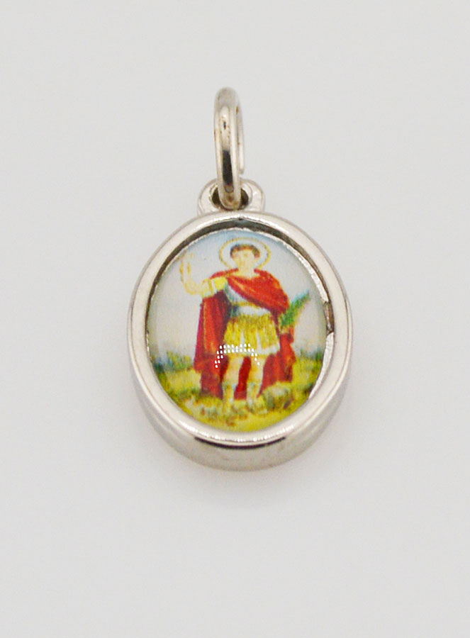 Médaille Saint Expédit Argentée - 14 mm (pic 2)
