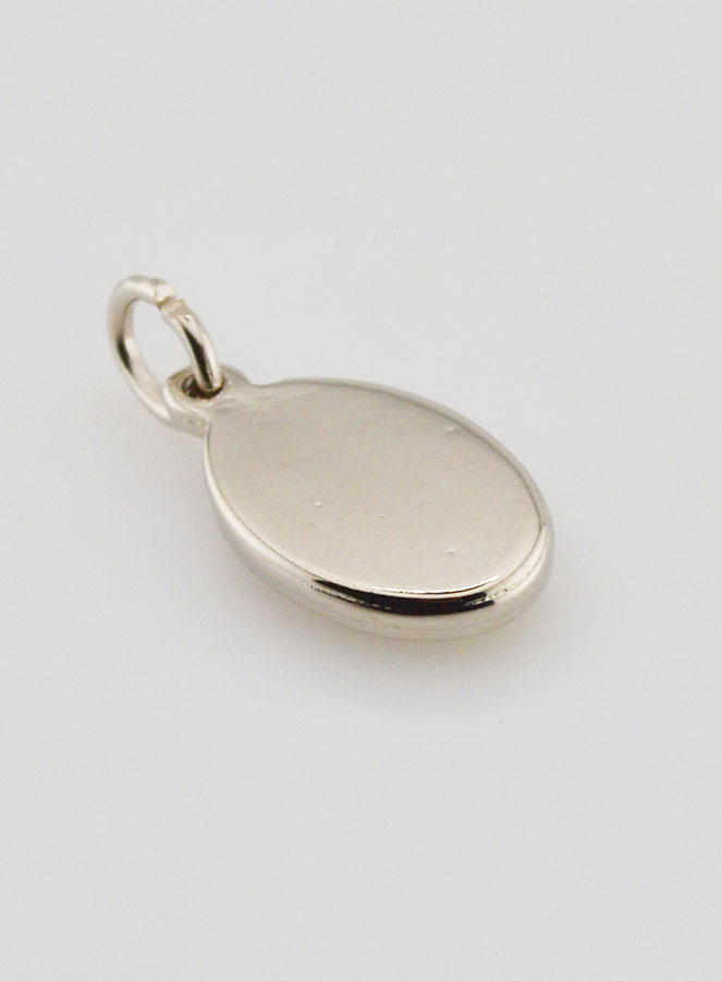 Médaille Saint Georges Argentée - 14 mm (pic 4)