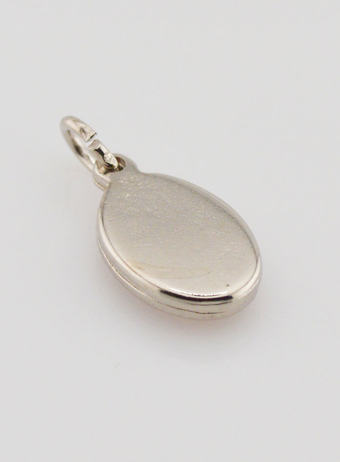 Médaille Christ Miséricordieux Divine Miséricorde Argentée - 14 mm (pic 4)