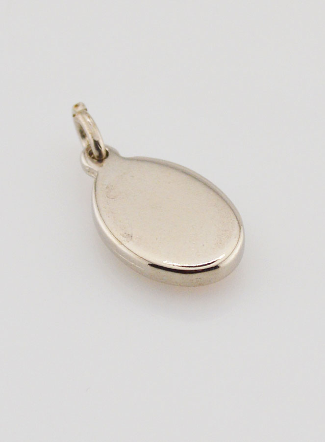 Médaille Sacré Coeur de Marie Argentée - 14 mm (pic 4)